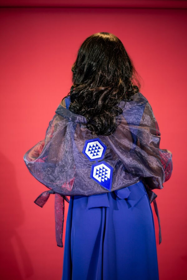 Une robe comme un boubou (Bleu) – Image 8