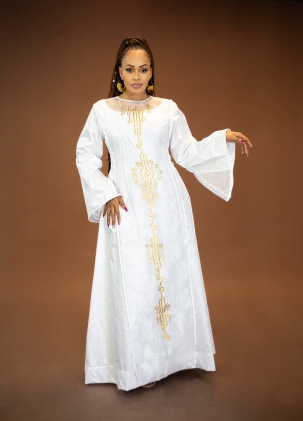 Prime Dress (Blanc et Or)