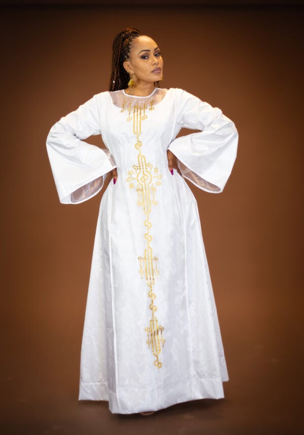 Prime Dress (Blanc et Or) – Image 3