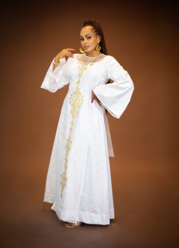 Prime Dress (Blanc et Or) – Image 5