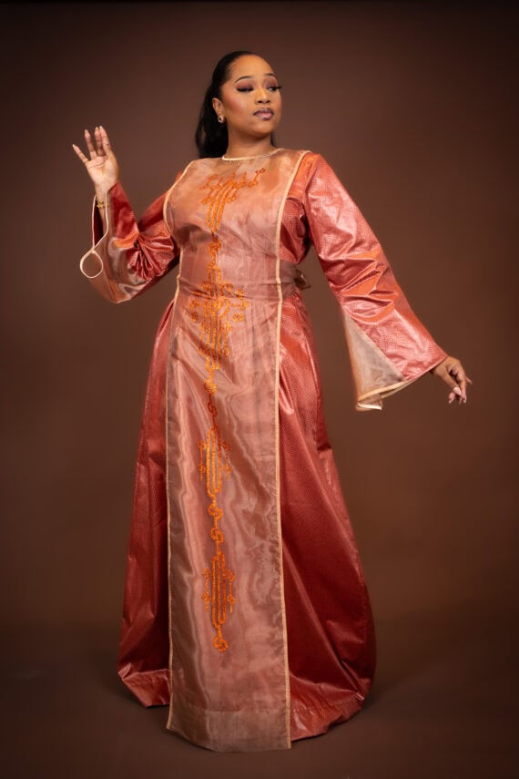Prime dress en Getzner (Corail)