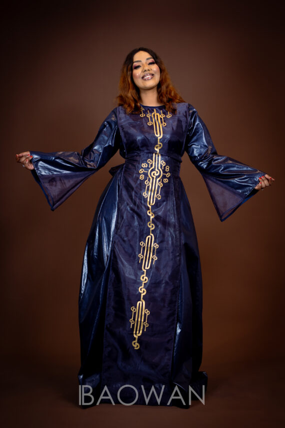 Prime dress en Getzner (Bleu)