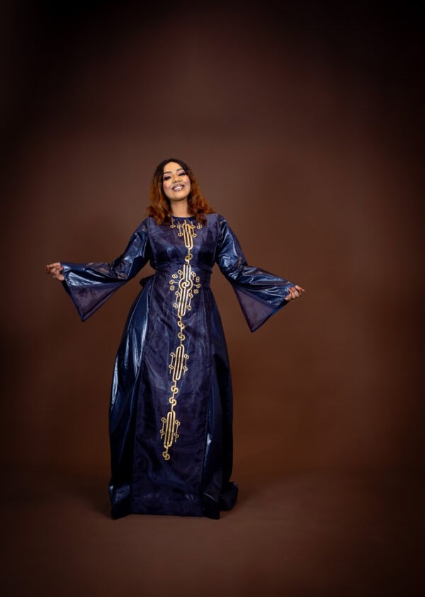 Prime dress en Getzner (Bleu)