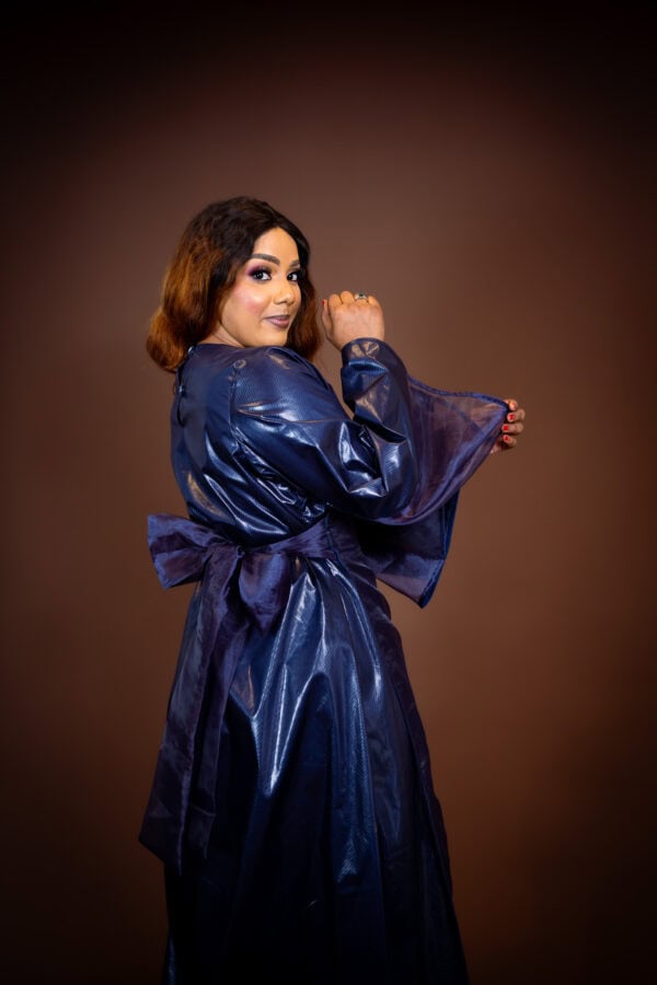 Prime dress en Getzner (Bleu) – Image 3