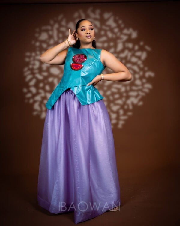 Ensemble taille basse Shogun(vert et violet)