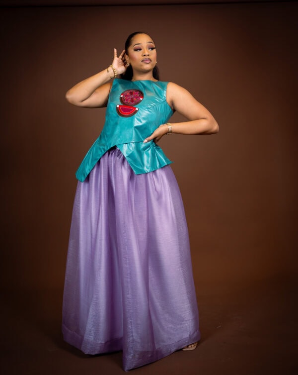 Ensemble taille basse Shogun(vert et violet) – Image 5