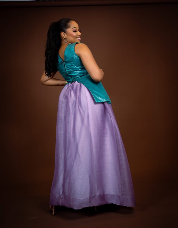 Ensemble taille basse Shogun(vert et violet) – Image 4