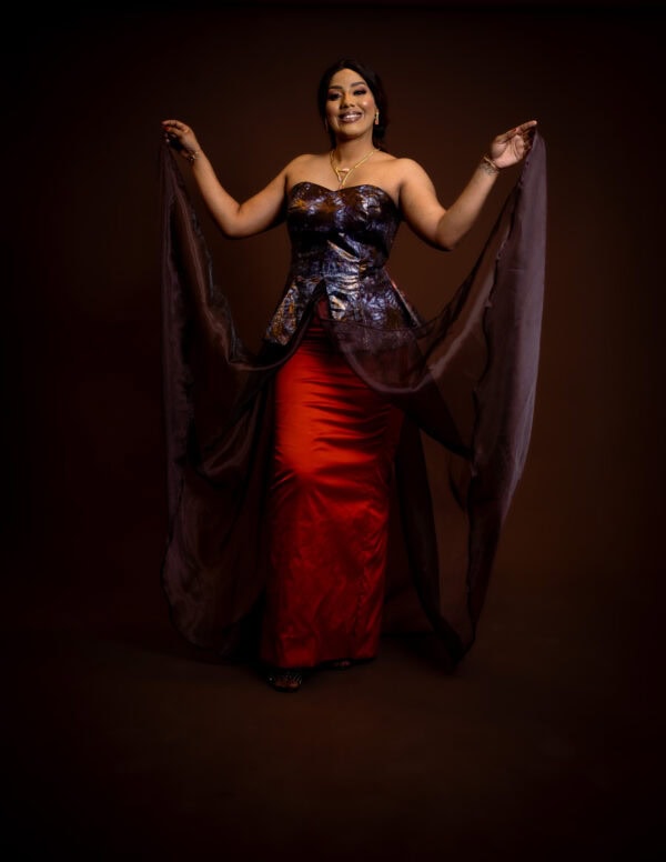 Ensemble Bustier Diamonds (Maron) – Image 3