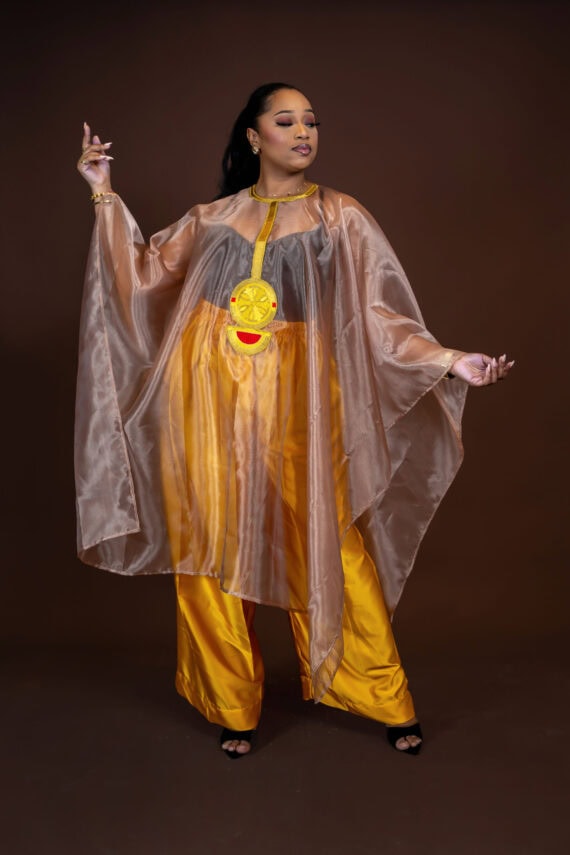 Cape Shogun Or avec pantalon(jaune)