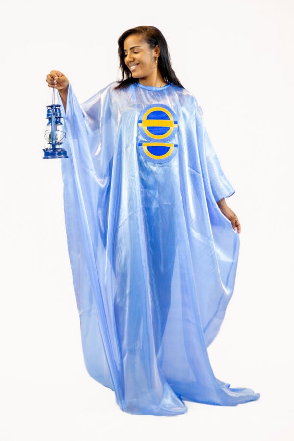 Boubou Sahara (bleu clair) – Image 2