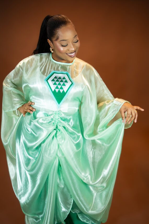 Boubou Diamonds Sahara (vert menthe)